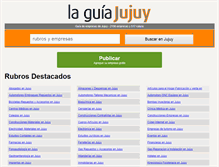 Tablet Screenshot of guiajujuy.com.ar
